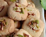 एलमंड्स पिस्तांचो बटर कुकीज़ (almonds pistachio butter cookies recipe in Hindi) रेसिपी चरण 6 फोटो