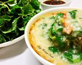 Hình bước làm 3 của món Cháo Rau Dền Nước Tương