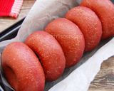 Foto langkah ke 8 dari resep Donat red velvet (tanpa kentang, satu telur, empuk).