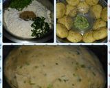 A picture of step 1 of Garlic Coriander Lachha Paratha.
