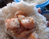 Foto del paso 4 de la receta: Bolas de arroz rellenas de camarón en horno freidora airfryer