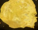 A picture of step 3 of Besan ki roti.