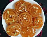 A picture of step 5 of Crispy Semolina Jalebi.