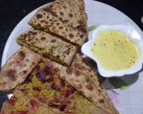A picture of step 8 of Rice & beetroot paratha.
