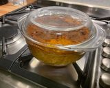 Une image de l'étape 11 de Dôme de riz à la tomate, gingembre, ail et curcuma.