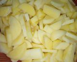 A picture of step 4 of Chilli Potato / Aloo ki bhujiya.