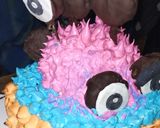 Foto del paso 12 de la receta: Torta monstruitos!! Para Isabella y Bianca!! Feliz día de la niñez!!❤️❤️❤️
