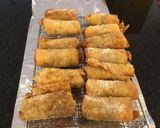 A picture of step 8 of Tuscan Beef Shortrib Egg rolls.
