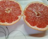 A picture of step 1 of Freash grape fruit juice simple.