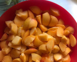 Foto del paso 1 de la receta: Mermelada casera de melocotón 🍑en tres versiones