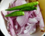 A picture of step 2 of Tadke wala rajma.