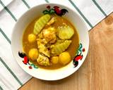 แกงเหลืองฟักแม้วลูกชิ้นปลา วิธีทำสูตร 6 รูป