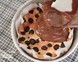 A picture of step 13 of Chocolate Blueberry Cheesecake in AIRFRYER.