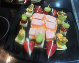 Foto del paso 8 de la receta: Jamón cocido de lata con rebanadas untadas de gazpacho de fresa en buena compañía