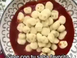 Ñoquis de papa de calavera para Halloween