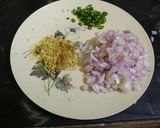 A picture of step 1 of Egg Paratha.