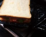 A picture of step 4 of Veggie cheggie Grill Masala Toast.