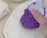 Foto langkah ke 8 dari resep Bakpao Isi Ubi Ungu Keju (No Mixer) 🍠🧀.