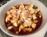 Une image de l'étape 5 de Compote aux deux pêches et pommes (fruits du jardin).