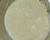 A picture of step 2 of Malai Steam Rava Cake.