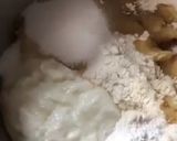 A picture of step 1 of Pastry and chocolate cream Roll🥞.