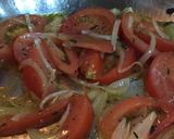 Foto del paso 2 de la receta: Linguini con rúcula/rugula y tomate manzano de la cocina de Giri