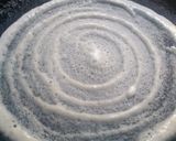 A picture of step 3 of Masala dosa.