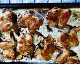 A picture of step 8 of Crispy baked wings.