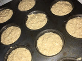 Cupcakes de banana y avena