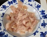 Foto del paso 2 de la receta: Espagueti con verduras, pollo y gambas al teriyaki