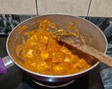 A picture of step 9 of PANEER MASALA.