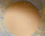 A picture of step 1 of Besan ki Kadhi.