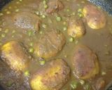 A picture of step 5 of Veg egg curry.