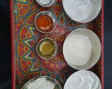 A picture of step 1 of Rawa dosa.