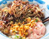Hình bước làm 7 của món Kí ức tuổi thơ : Hoành thánh mè đen và nồi nước dùng của mẹ