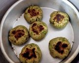A picture of step 6 of Matar Baati or Bati / Green peas baati or bati.