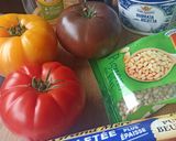 Une image de l'étape 1 de Tatin de tomates, crème de balsamique et Burrata.