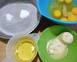 Foto langkah ke 1 dari resep Bolu Ketan Hitam Keju Lumer.