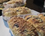 Foto langkah ke 10 dari resep Crumble Bread Cheeze Blueberry.