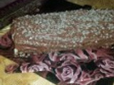كيكه رولي بكريمه الباتسيير شوكولاته بمناسبه عيد الحب