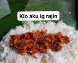 Foto langkah ke 3 dari resep Nasi bakar ayam suwir kemangi.