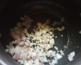 A picture of step 1 of Split Red Lentil Soup.