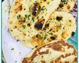 A picture of step 3 of Kulche /garlic butter naan.
