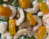 Hình bước làm 4 của món Salad bơ tôm