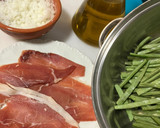 Foto del paso 1 de la receta: Paquetitos de judías verdes con jamón. 20’ de olla exprés