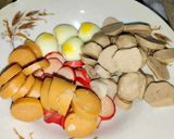 Foto langkah ke 2 dari resep Baso Sosis Telur Saus Barbeque.