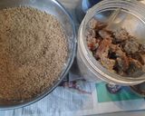A picture of step 2 of Churma Ladoos 😋.