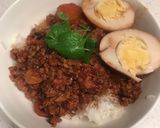 รูปขั้นตอนการทำที่ 3 ของ ข้าวหมูสับตุ๋นไต้หวัน Lu Rou Fan