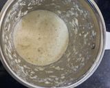 A picture of step 3 of Paneer in white gravy.