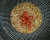 Foto langkah ke 6 dari resep Cauliflower fried rice (nasi goreng kembang kol) vegan.